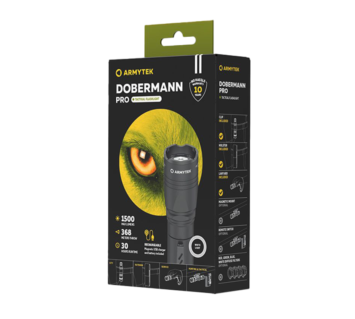 Фонарь подствольный Armytek Dobermann Pro Magnet USB XHP35 HI 1500 lm