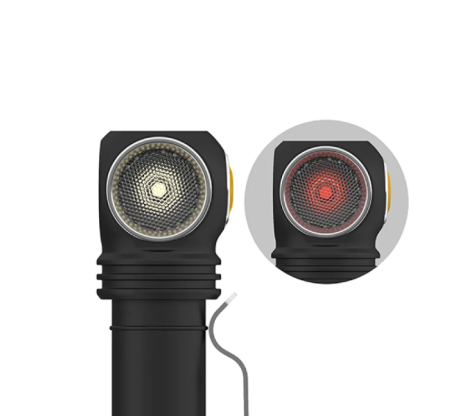 Фонарь налобный-мульти Armytek Wizard C2 WR Magnet USB белый+красный