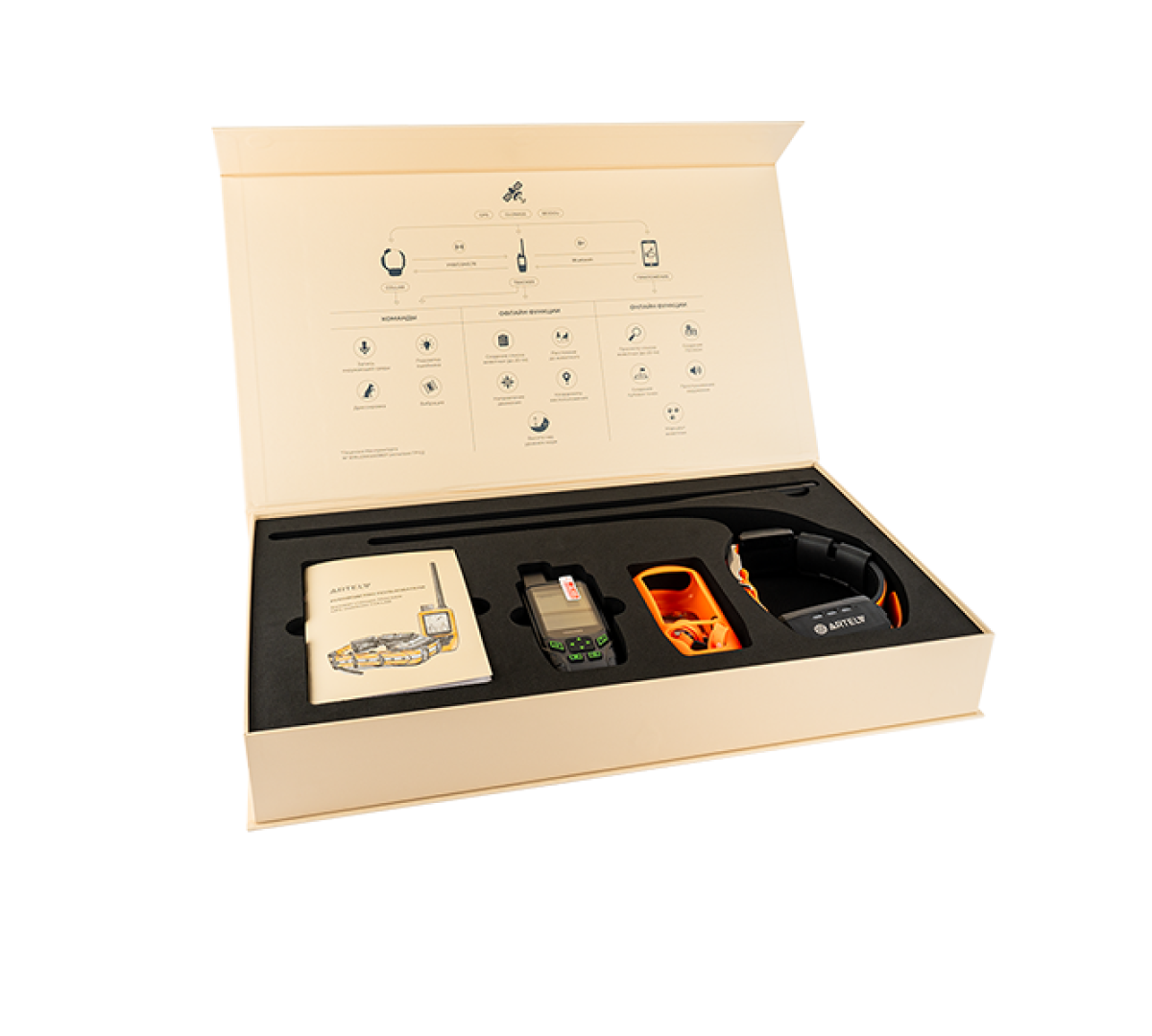 Artelv Tracker 2W Комплект (GPS Ошейник 2W и Базовая станция 2W)