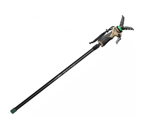 Опора FieryDeer Gen3, монопод, 1.8м, рычаг изменения высоты, б/с V-образный упор 360°, б/с площадка под камеру, камуфляж