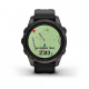 Умные часы Garmin epix Pro (Gen 2) Sapphire Edition 42мм, титановый, угольно-серый, DLC, черный ремешок
