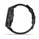 Умные часы Garmin epix Pro (Gen 2) Sapphire Edition 47мм, титановый, угольно-серый, DLC, черный кожаный ремешок