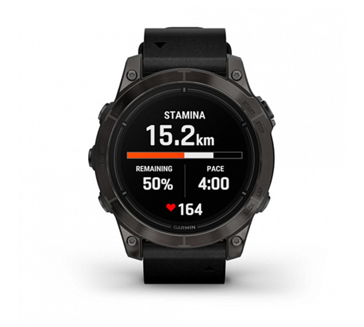Умные часы Garmin epix Pro (Gen 2) Sapphire Edition 47мм, титановый, угольно-серый, DLC, черный кожаный ремешок