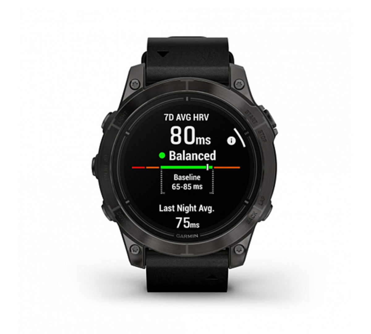 Умные часы Garmin epix Pro (Gen 2) Sapphire Edition 47мм, титановый, угольно-серый, DLC, черный кожаный ремешок