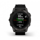 Умные часы Garmin epix Pro (Gen 2) Sapphire Edition 47мм, титановый, угольно-серый, DLC, черный кожаный ремешок