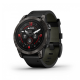 Умные часы Garmin epix Pro (Gen 2) Sapphire Edition 47мм, титановый, угольно-серый, DLC, черный кожаный ремешок