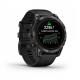 Умные часы Garmin epix Pro (Gen 2) Sapphire Edition 47мм, титановый, угольно-серый, DLC, черный ремешок