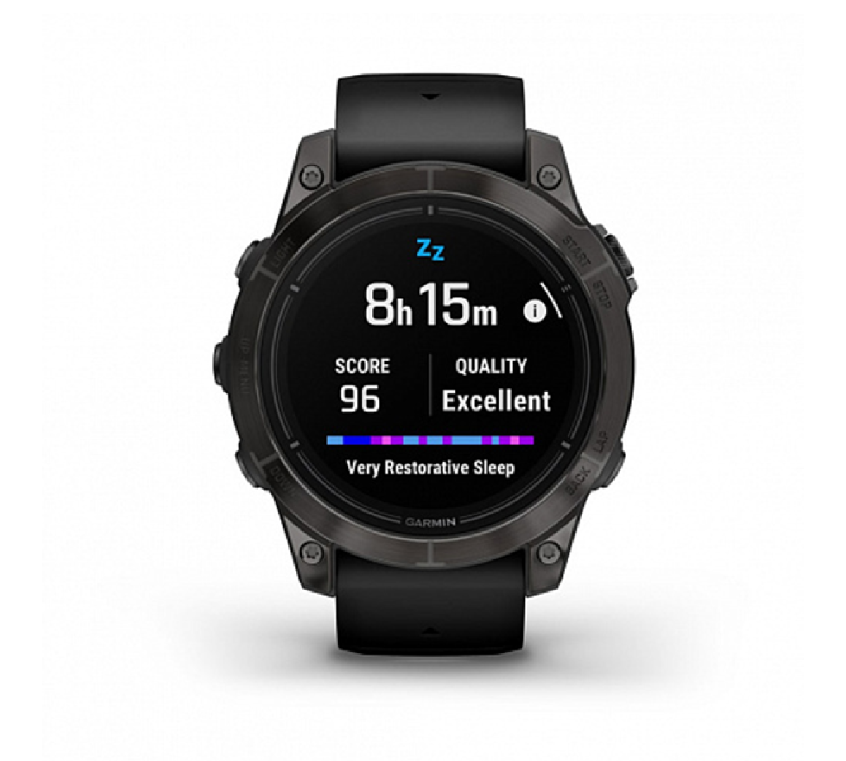 Умные часы Garmin epix Pro (Gen 2) Sapphire Edition 47мм, титановый, угольно-серый, DLC, черный ремешок