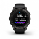 Умные часы Garmin epix Pro (Gen 2) Sapphire Edition 47мм, титановый, угольно-серый, DLC, черный ремешок