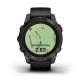 Умные часы Garmin epix Pro (Gen 2) Sapphire Edition 47мм, титановый, угольно-серый, DLC, черный ремешок