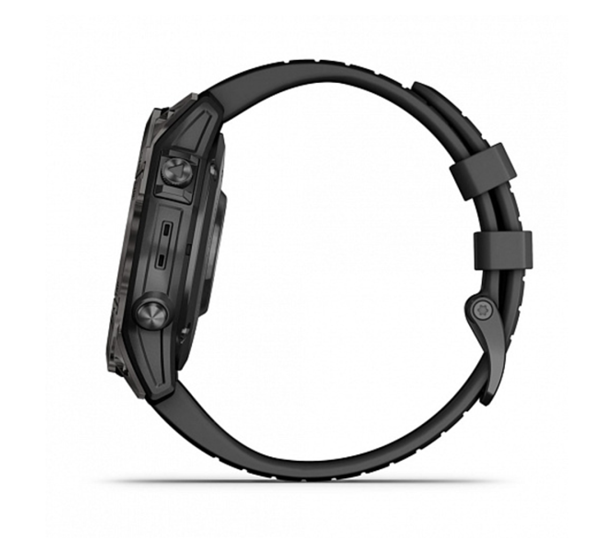 Умные часы Garmin epix Pro (Gen 2) Sapphire Edition 47мм, титановый, угольно-серый, DLC, черный ремешок