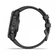 Умные часы Garmin epix Pro (Gen 2) Sapphire Edition 47мм, титановый, угольно-серый, DLC, черный ремешок