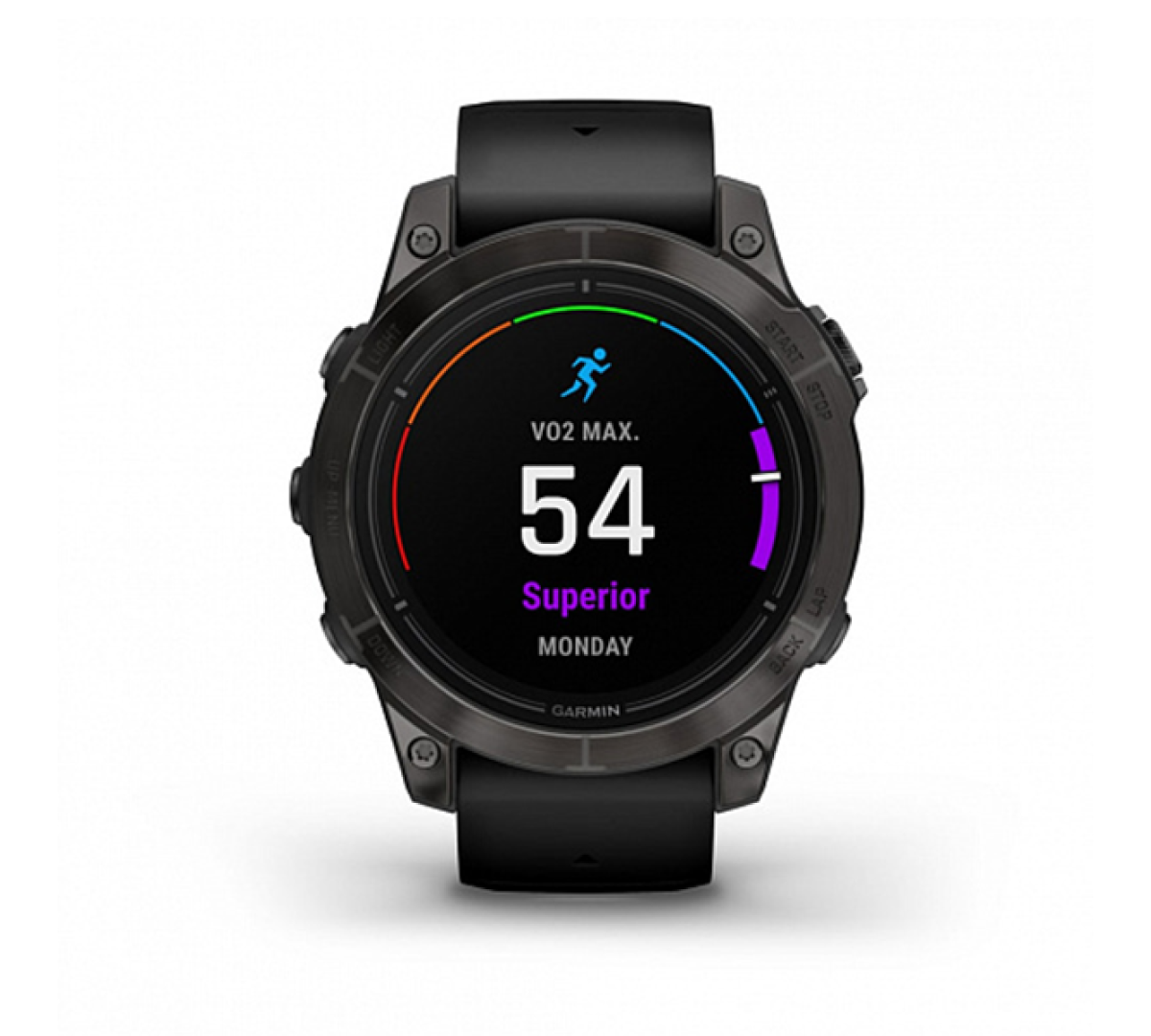 Умные часы Garmin epix Pro (Gen 2) Sapphire Edition 47мм, титановый, угольно-серый, DLC, черный ремешок