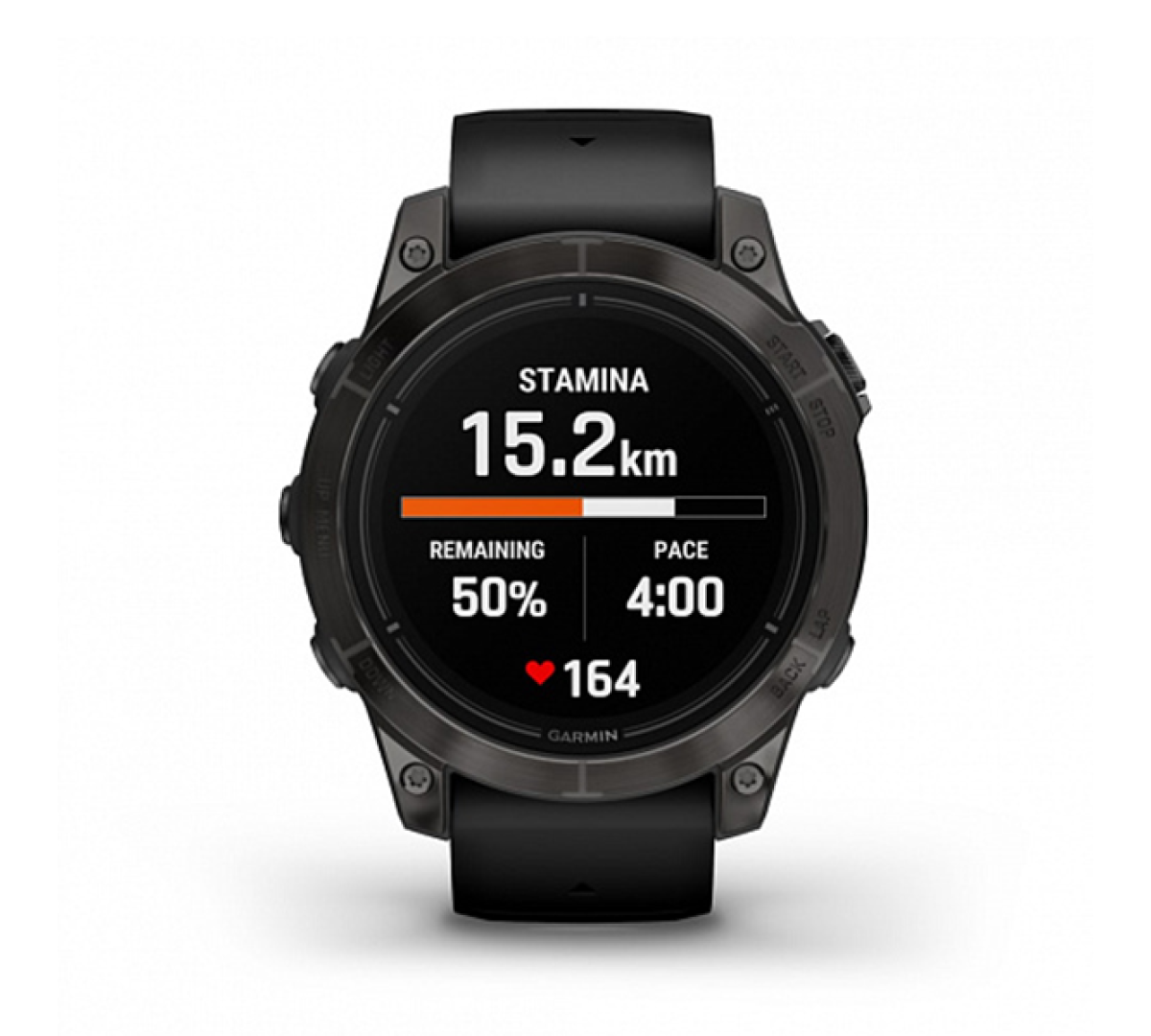 Умные часы Garmin epix Pro (Gen 2) Sapphire Edition 47мм, титановый, угольно-серый, DLC, черный ремешок