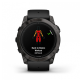 Умные часы Garmin epix Pro (Gen 2) Sapphire Edition 51мм, титановый, угольно-серый, DLC, черный силиконовый ремешок