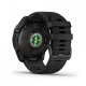 Умные часы Garmin epix Pro (Gen 2) Sapphire Edition 51мм, титановый, угольно-серый, DLC, черный силиконовый ремешок