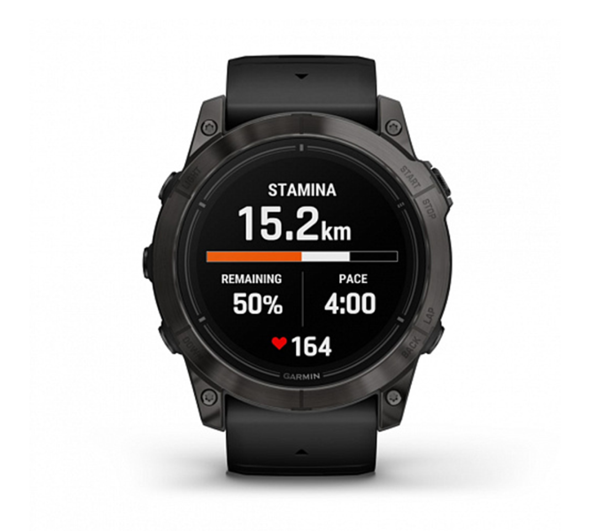 Умные часы Garmin epix Pro (Gen 2) Sapphire Edition 51мм, титановый, угольно-серый, DLC, черный силиконовый ремешок