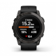 Умные часы Garmin epix Pro (Gen 2) Sapphire Edition 51мм, титановый, угольно-серый, DLC, черный силиконовый ремешок