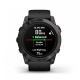 Умные часы Garmin epix Pro (Gen 2) Sapphire Edition 51мм, титановый, угольно-серый, DLC, черный силиконовый ремешок
