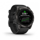 Умные часы Garmin epix Pro (Gen 2) Sapphire Edition 51мм, титановый, угольно-серый, DLC, черный силиконовый ремешок