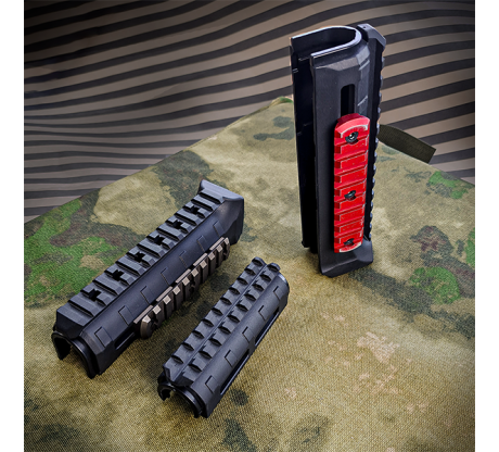 Цевье АК с планками Пикатинни и слотами M-LOK