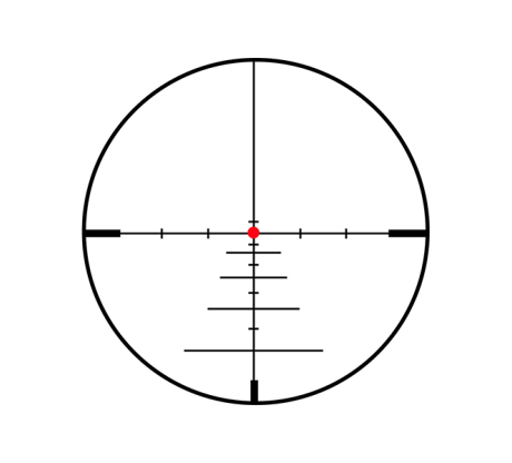 Прицел Konuspro 3-9x40, сетка 550-ballistic, подсветка точки