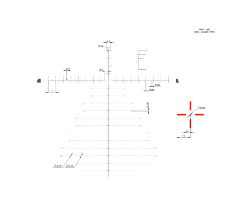 Оптический прицел MewLite 5-30x56 FFP IR