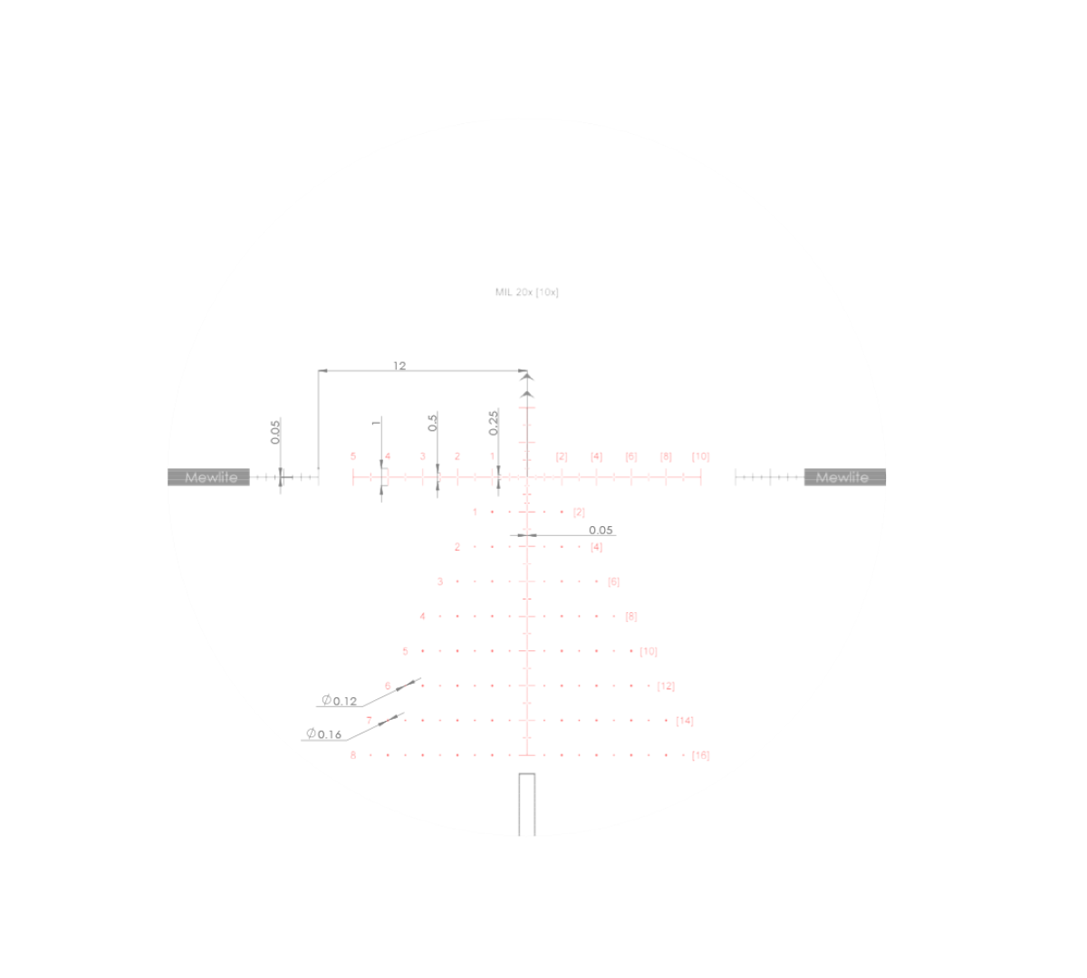 Оптический прицел MewLite 4-32x56 SFIR