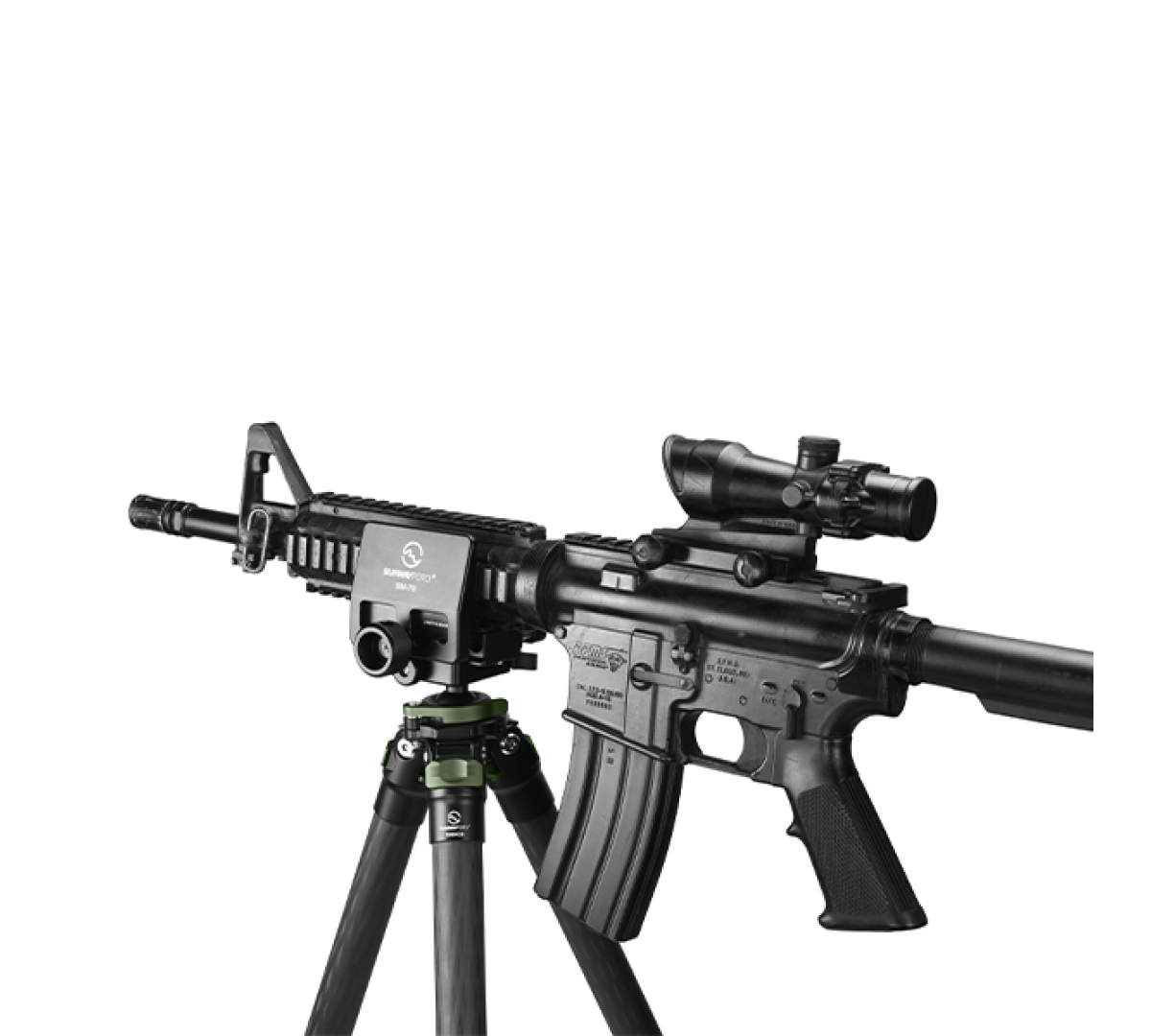 Штатив-трипод Sunwayfoto T2830CS Carbon с зажимом SM-76 под ложе