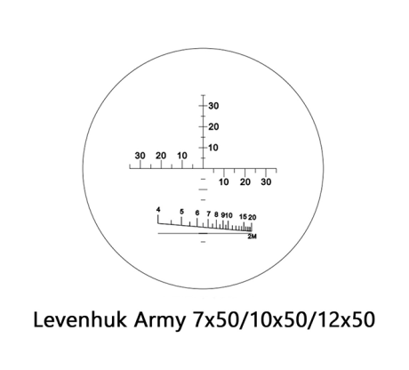 Бинокль Levenhuk Army 10x50 с сеткой