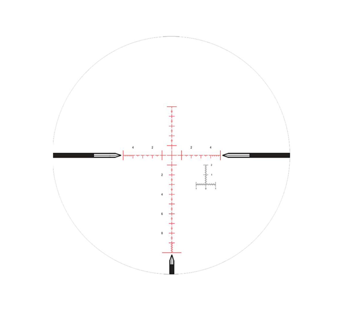 Nightforce NXS 2.5-10x42 COMPACT MIL-R DigIllum (C461)