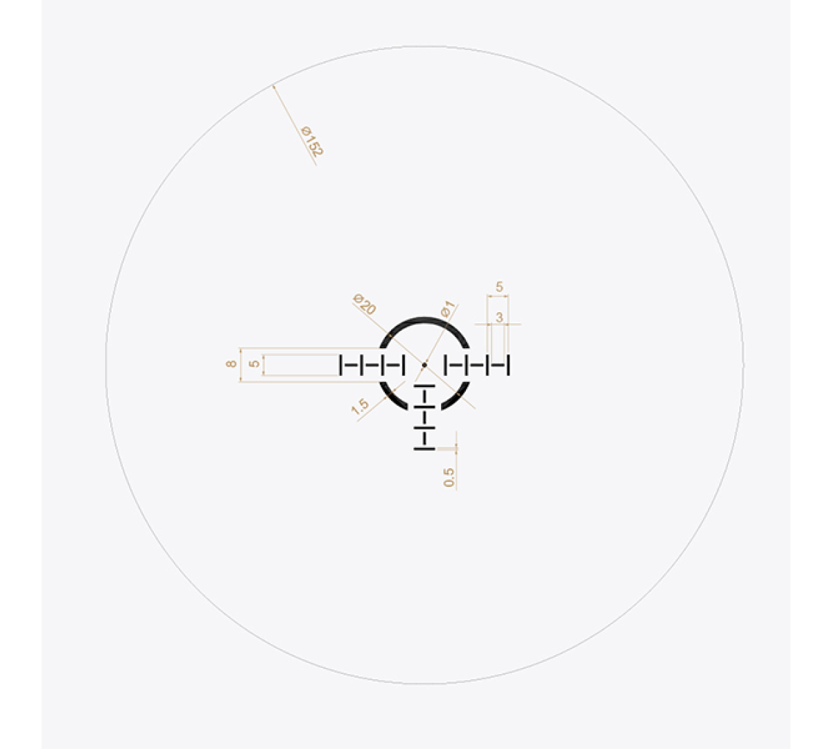 Оптический прицел Riton X3 Tactix 1-8x24 FDE SFP