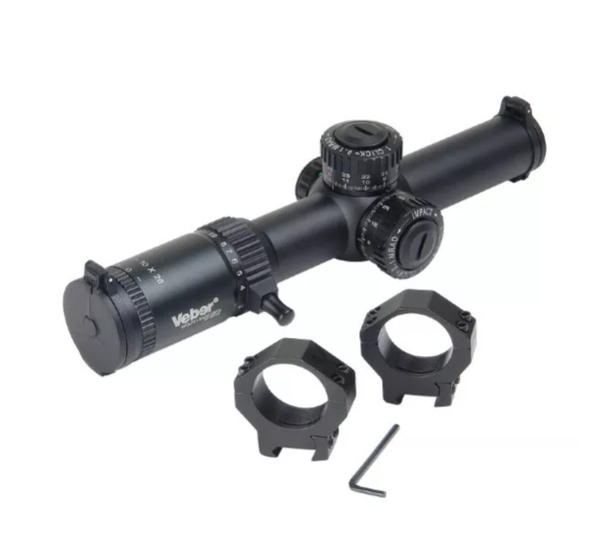 Оптический прицел Veber Wolf II 1-10х26 GB FD
