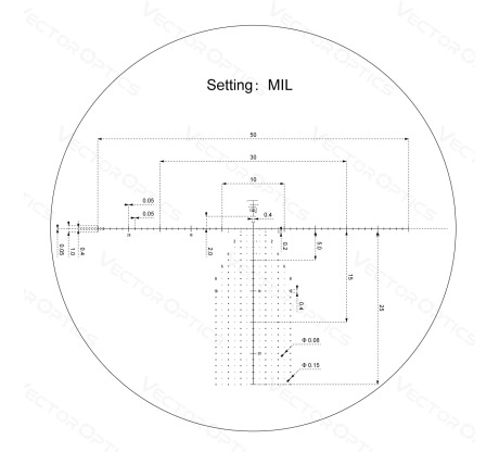 Зрительная труба Vector Optics FPR Continental 12-40x60 ED с дальномерной сеткой