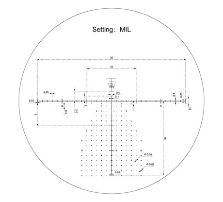 Зрительная труба Vector Optics FPR Continental 20-60x80 ED с дальномерной сеткой